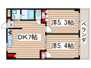 メゾンドフォ－レの物件間取画像